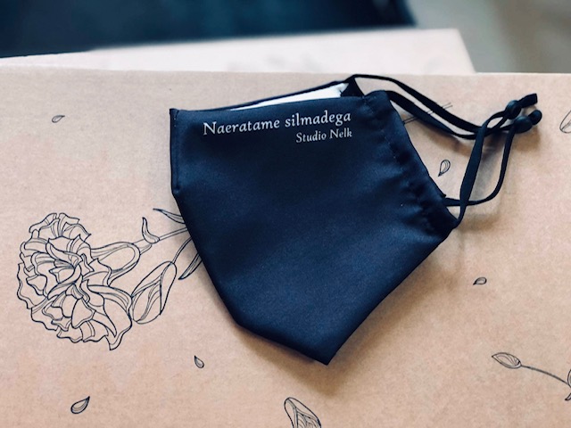 Näomask "Naeratame silmadega" 1 Näomask "Naeratame silmadega"