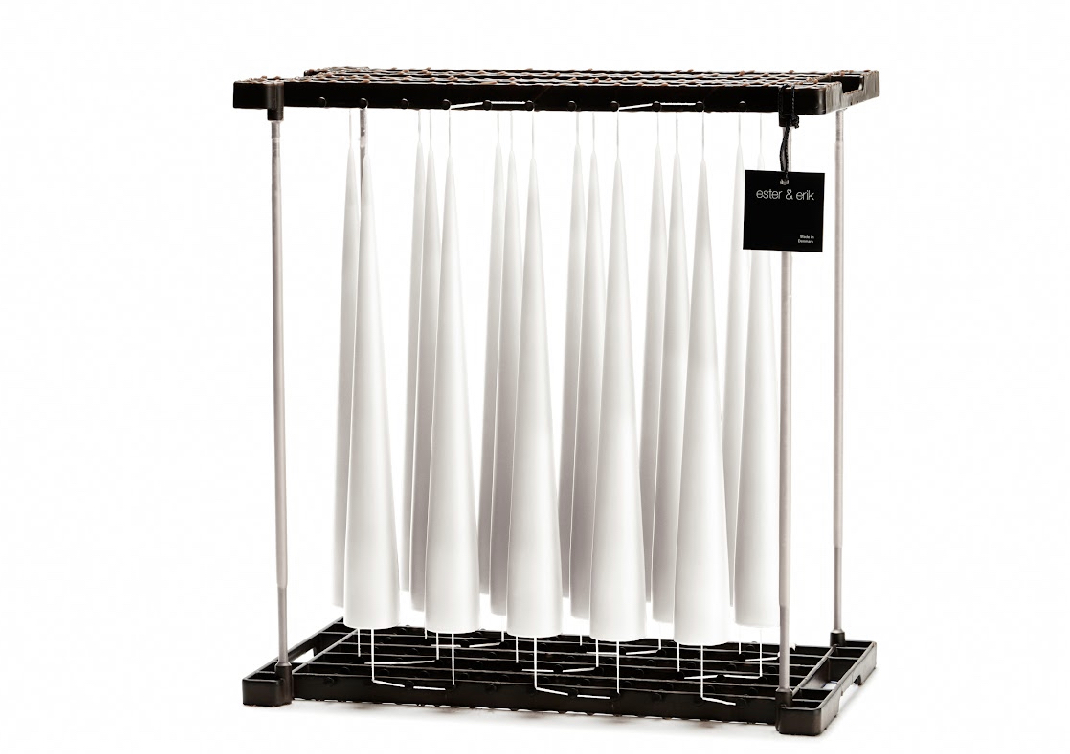 ester&erik Cone Pure White No.31 küünlad 2tk 1 White Ash No.21