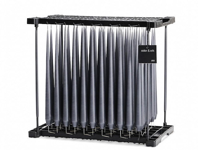 ester&erik Taper Dark Gray No.74 küünal 4tk 1 Dark Gray No.74